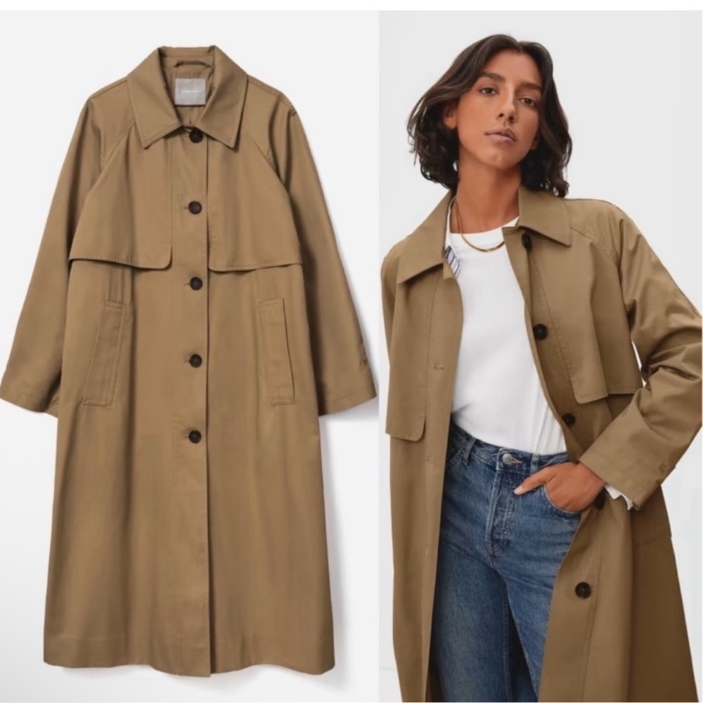 Everlane Tan Trench Coat